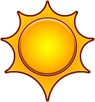 8-CS Sun Emblem